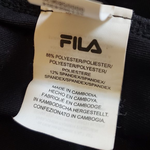 Fila Black Capris Leggings Size M - Picture 14 of 14